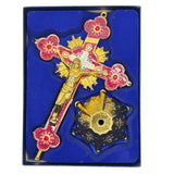 pink enamel cross | Shop Cosmic Healing