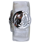 Our Lady of Guadalupe Glass Holy Water Bottle Empty- Silver (Botella Virgen de Guadalupe) Blessing • Protection • Purification
