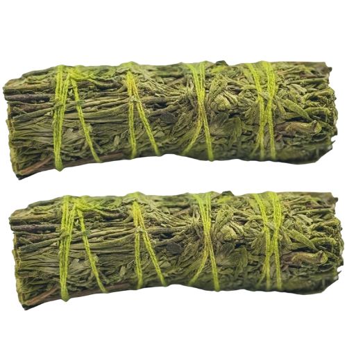 Patchouli Sage 4" (Atado de Salvia con Patchouli) for money, love, fertility, wealth, personal growth