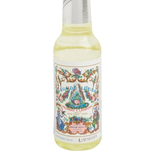 Peruvian Florida Water 70ml (Agua de Florida) for spiritual cleansing, protection, positive energy, love, money, peace