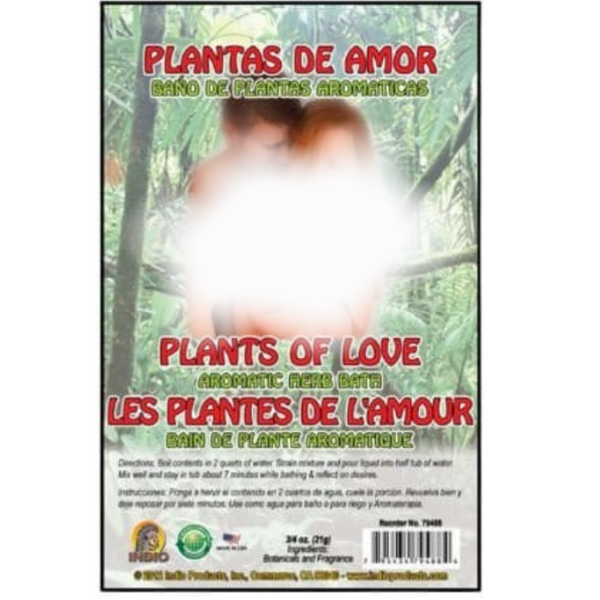 Plants Of Love (Plantas de Amor) Bath Herbs Envelope 0.75oz to attract another or to strengthen love