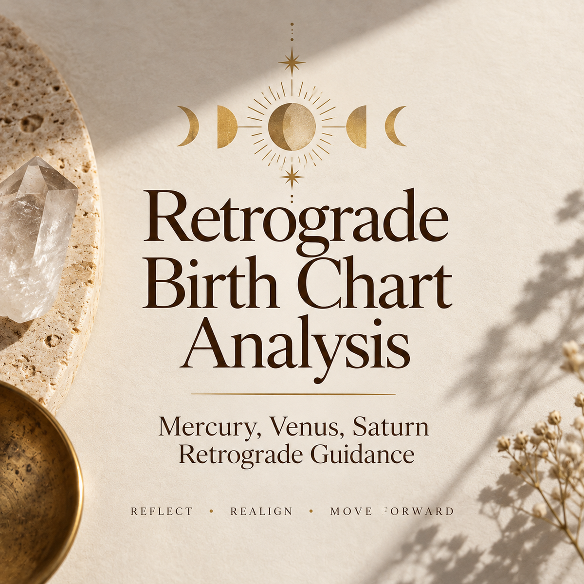 Retrograde Birth Chart Analysis: Mercury, Venus, Saturn Retrograde Guidance