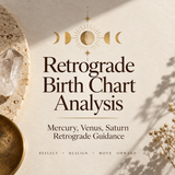 Retrograde Birth Chart Analysis: Mercury, Venus, Saturn Retrograde Guidance