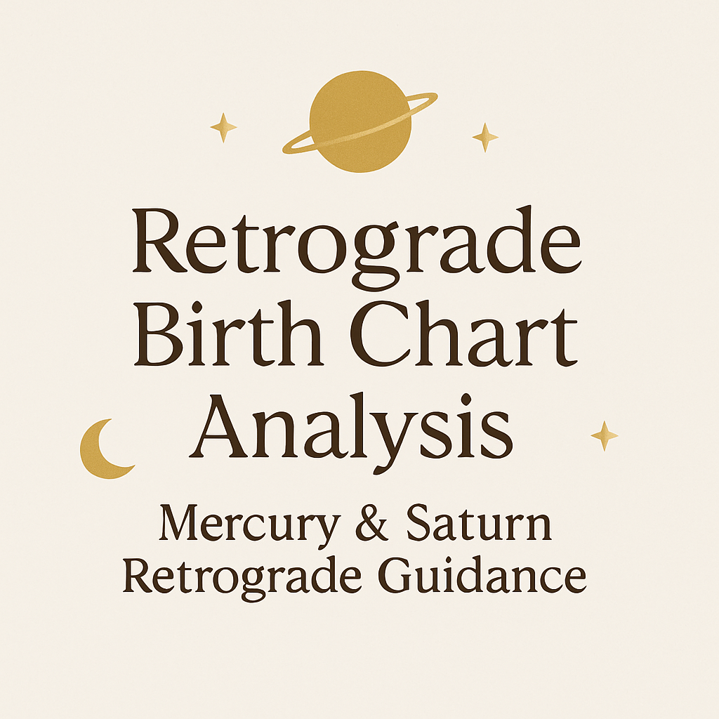 Retrograde Birth Chart Analysis: Mercury & Saturn Retrograde Guidance