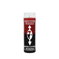 Reversible Red/Black Candle for protection from enemies, negativity, bad vibes
