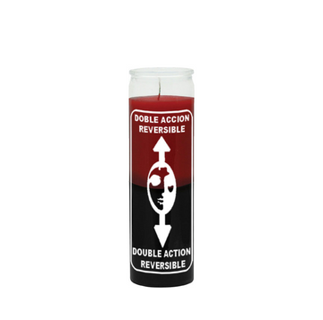 Reversible Red/Black Candle for protection from enemies, negativity, bad vibes