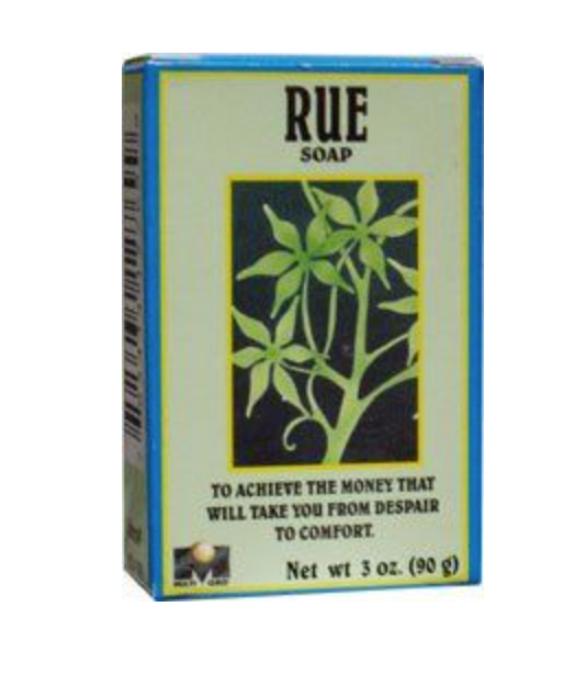 Multioro Rue (Ruda) Bar Soap to cut negative energy, usher in prosperity and luck