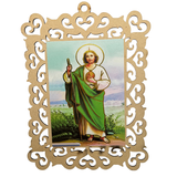 Saint Jude Thaddeus Wooden Wall Hanging