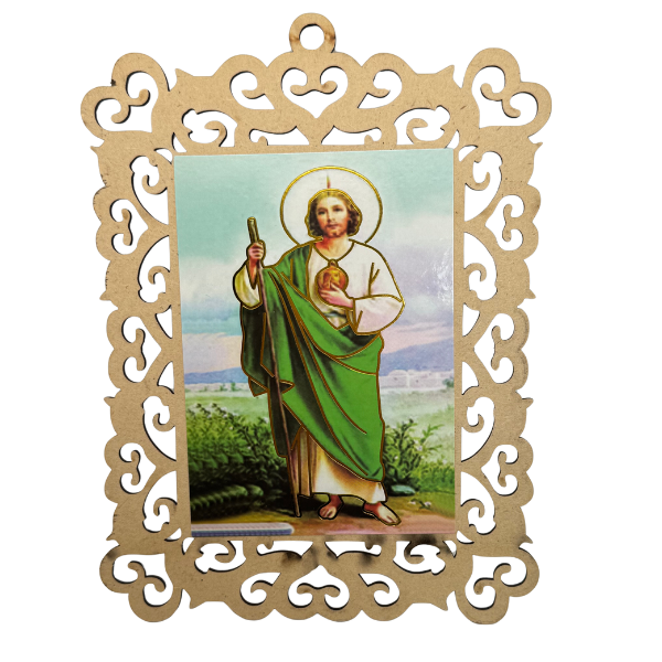 Saint Jude Thaddeus Wooden Wall Hanging