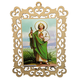 Saint Jude Thaddeus Wooden Wall Hanging