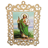Saint Jude Thaddeus Wooden Wall Hanging