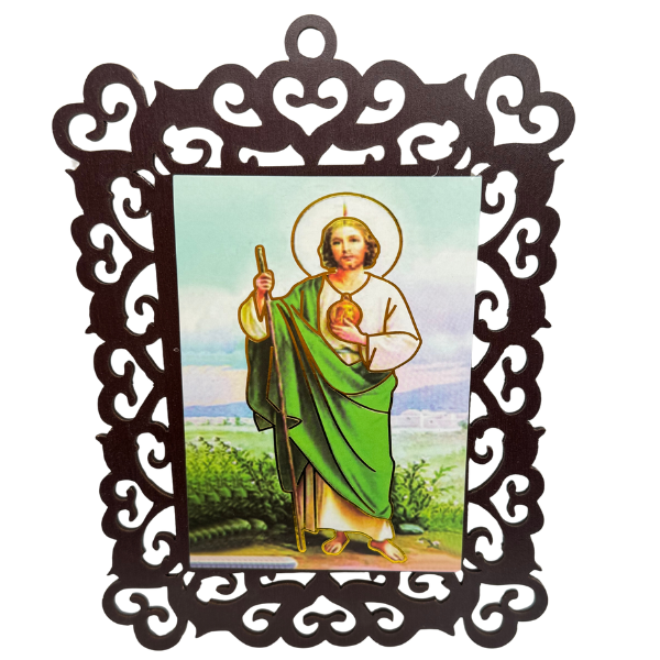 Saint Jude Thaddeus Wooden Wall Hanging