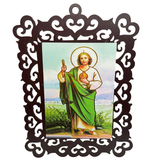 Saint Jude Thaddeus Wooden Wall Hanging