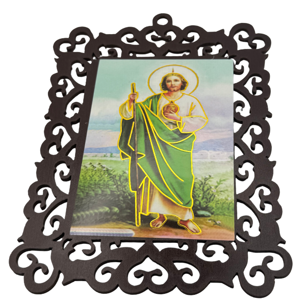 Saint Jude Thaddeus Wooden Wall Hanging