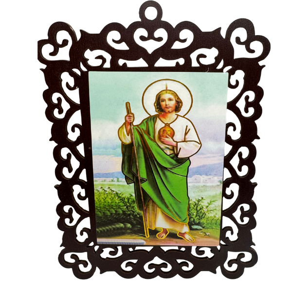 Saint Jude Thaddeus Wooden Wall Hanging