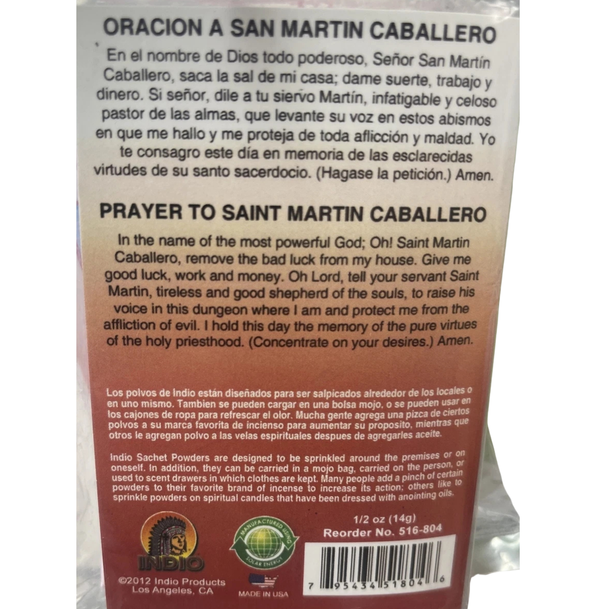 Saint Martin Sachet Powder 1/2oz to bring customers and increase business