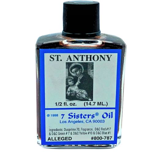 7 Sisters Saint Anthony Oil - Shop Cosmic Healing