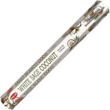 White Sage Coconut HEM Incense 20 Sticks | Shop Cosmic Healing