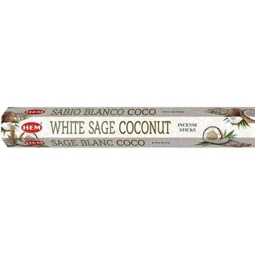 Incienso Sabio Blanco y Coco | Shop Cosmic Healing