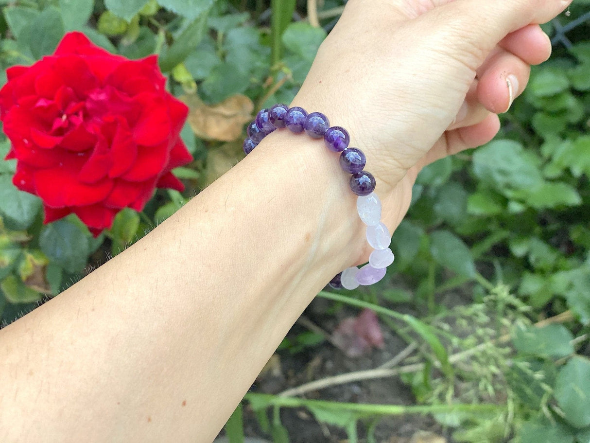 Amethyst Bracelet 6mm - Shop Cosmic Healing