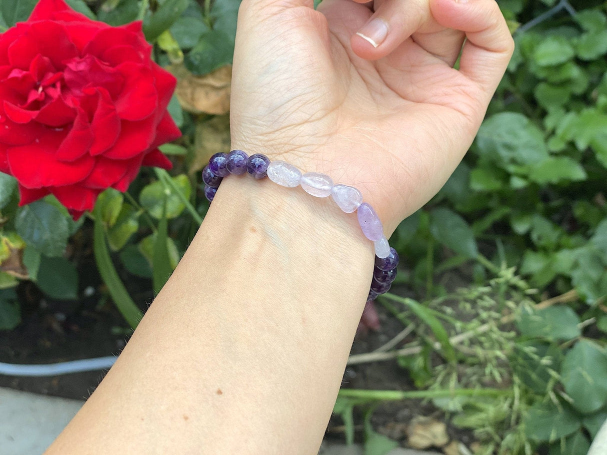 Amethyst Bracelet 6mm - Shop Cosmic Healing