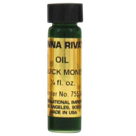 Anna Riva Quick Money Oil 1/4oz when the need is urgent - Shop Cosmic Healing