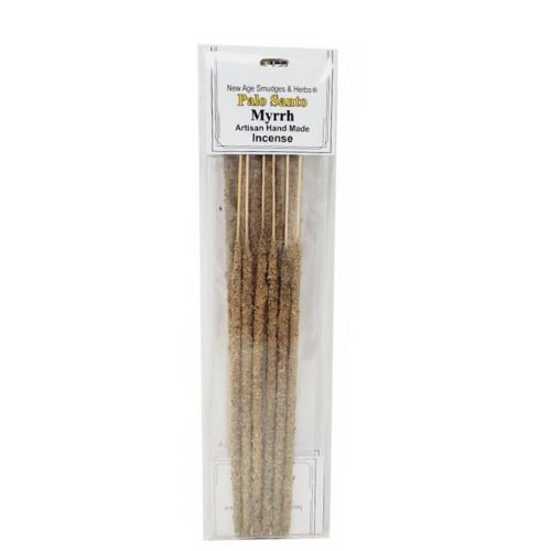 Artisan Palo Santo & Myrrh Resin 6 Sticks (Incienso Palo Santo y Mirra) for meditation, protection, purification, & consecration - Shop Cosmic Healing