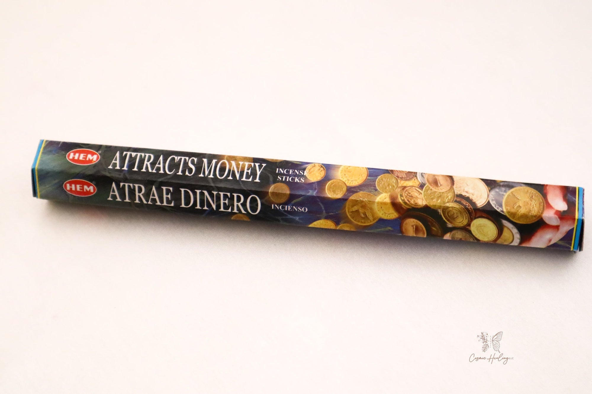 Attracts Money Incense 20 Sticks -HEM to attract prosperity, good fortune - Shop Cosmic Healing