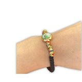 Black Saint Jude Thaddeus Thread Bracelet - Shop Cosmic Healing