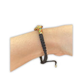 Black Saint Jude Thaddeus Thread Bracelet - Shop Cosmic Healing