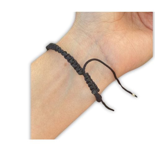 Black Saint Jude Thaddeus Thread Bracelet - Shop Cosmic Healing