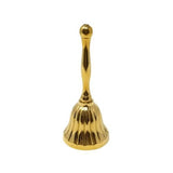 Brass Bell with scalloped outer bell 4” for new beginnings, clarity, and confidence - Shop Cosmic Healing