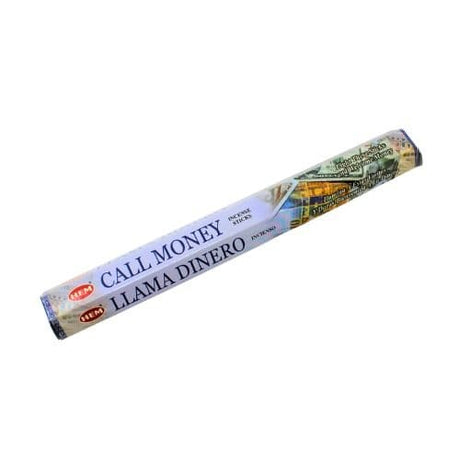 Call Money Incense (Incienso Llama Dinero) for entrepreneurs and business owners to draw money - Shop Cosmic Healing