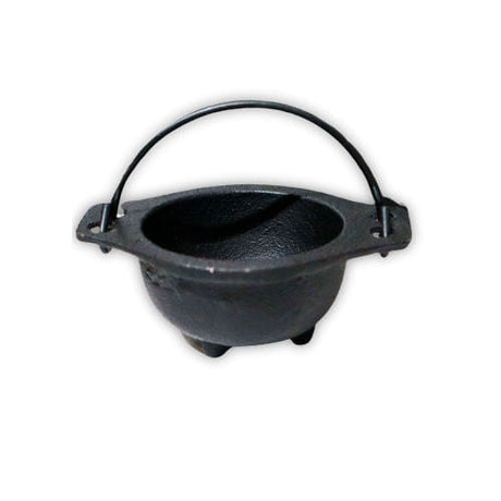 Cast Iron Cauldron 3"D w/ Cast Iron Pestle - Shop Cosmic Healing