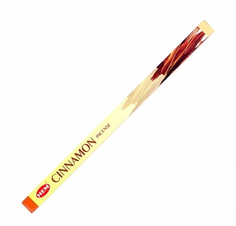 Cinnamon Incense 8 Sticks-HEM (Incienso Canela) for money drawing, luck, and love - Shop Cosmic Healing