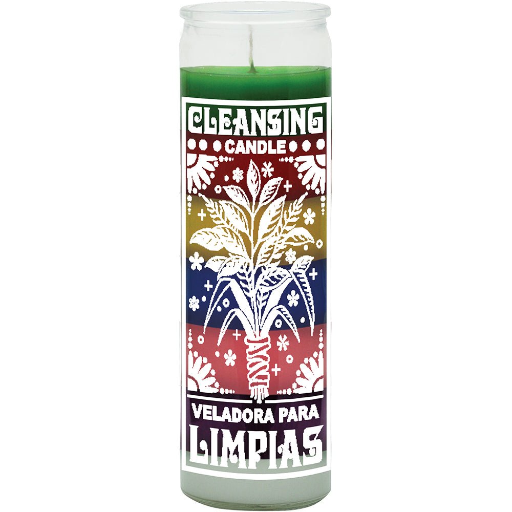 Cleansing Candle (Limpias)- 7 Color For cleansing against bad luck, hexes, witchcraft and spells. - Shop Cosmic Healing