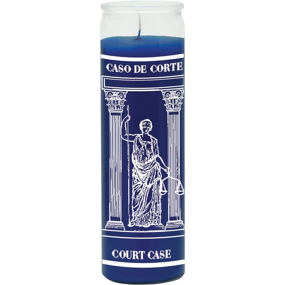 Court Case (Caso de Corte)- Blue: For Victory In Legal Issues, Police Problems, Court Cases, restraining orders, etc. - Shop Cosmic Healing