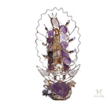 Crystal Figure of Virgen de Guadalupe