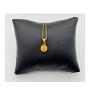 Dainty Gold Plated San Benito Protection Necklace - Shop Cosmic Healing