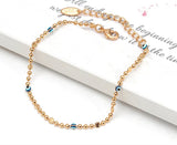 Diana Evil Eye Anklet - Shop Cosmic Healing