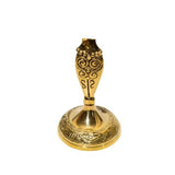 Divine Goddess Brass Cone Incense Burner 9"H - Shop Cosmic Healing