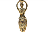 Divine Goddess Brass Cone Incense Burner 9"H - Shop Cosmic Healing