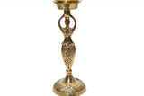 Divine Goddess Brass Cone Incense Burner 9"H 