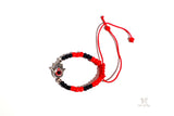 Double Protection Bracelet Evil Eye Hamsa Hand Bracelet - Shop Cosmic Healing