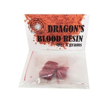 Dragon's Blood Resin 5g for stubborn and long lasting problems, protection, strength, power, and money problems - Shop Cosmic Healing