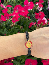 Encapsulated Saint Benedict Medal Protection Bracelet - Shop Cosmic Healing