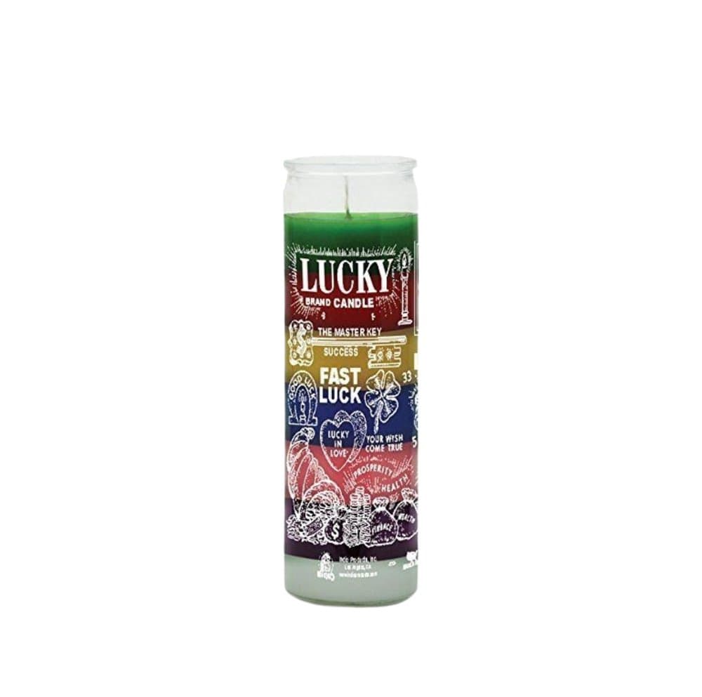 Fast luck money drawing 7 color candle - for luck in money, love, job, court cases, and family matters