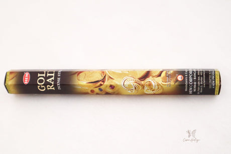 Gold Rain Incense 20 Sticks HEM - Shop Cosmic Healing