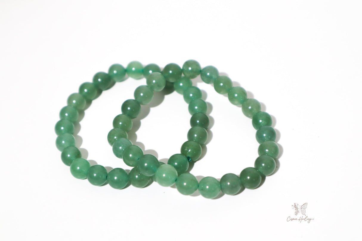 Green Aventurine Crystal Bracelet - Shop Cosmic Healing