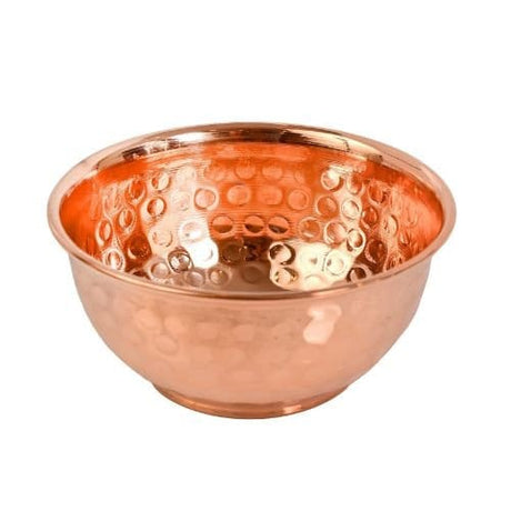 Hand Hammered Copper Offering Bowl 3"D (Cuenco de Cobre Martillado) - Shop Cosmic Healing